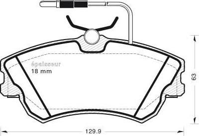 Magneti Marelli 363702161294 - Тормозные колодки, дисковые, комплект autospares.lv