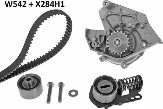 MGA 542K1 - Водяной насос + комплект зубчатого ремня ГРМ autospares.lv