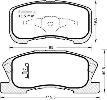 Valeo 670856 - Тормозные колодки, дисковые, комплект autospares.lv