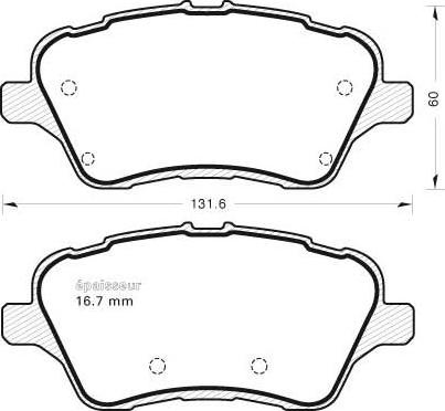 MGA 1120 - Тормозные колодки, дисковые, комплект autospares.lv