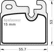 Ween 151-2068 - Тормозные колодки, дисковые, комплект autospares.lv