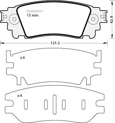 HELLA PAGID 355036351 - Тормозные колодки, дисковые, комплект autospares.lv