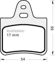 MGA 120 - Тормозные колодки, дисковые, комплект autospares.lv