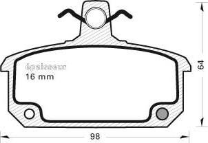 Lemförder 26367 - Тормозные колодки, дисковые, комплект autospares.lv