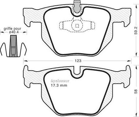 MGA 814 - Тормозные колодки, дисковые, комплект autospares.lv