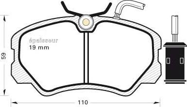 Textar TX1029 - Тормозные колодки, дисковые, комплект autospares.lv