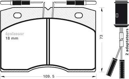 MGA 216 - Тормозные колодки, дисковые, комплект autospares.lv