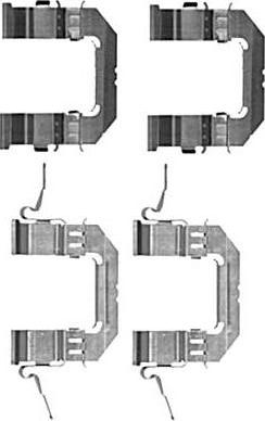 MGA A353 - Комплектующие для колодок дискового тормоза autospares.lv