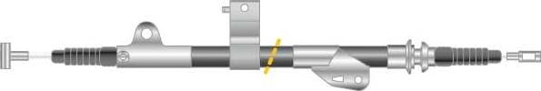 MGA CF6032 - Тросик, cтояночный тормоз autospares.lv