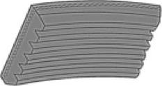 MGA CS62015 - Поликлиновой ремень autospares.lv