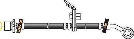 MGA F5670 - Тормозной шланг autospares.lv