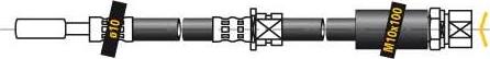 MGA F5340 - Тормозной шланг autospares.lv