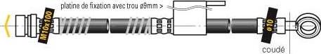 MGA F5248 - Тормозной шланг autospares.lv