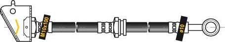 MGA F6954 - Тормозной шланг autospares.lv