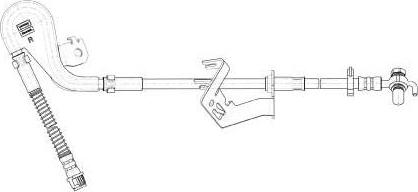 MGA F6907 - Тормозной шланг autospares.lv