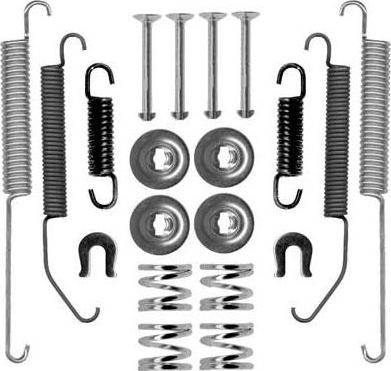 MGA K942882 - Комплект тормозных колодок, барабанные autospares.lv