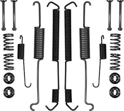 MGA PM762498 - Комплект тормозных колодок, барабанные autospares.lv