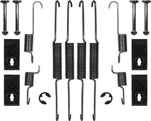 MGA K651315 - Комплект тормозных колодок, барабанные autospares.lv