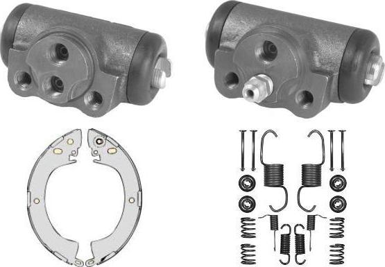 MGA K664853 - Комплект тормозных колодок, барабанные autospares.lv