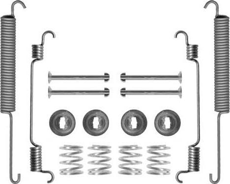 MGA K864470 - Комплект тормозных колодок, барабанные autospares.lv