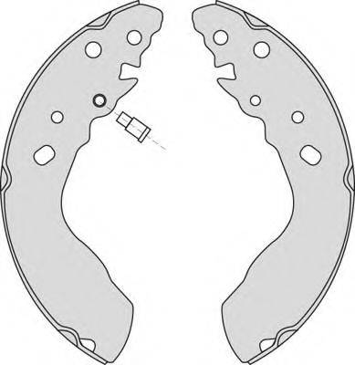 MGA K814988 - Комплект тормозных колодок, барабанные autospares.lv