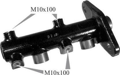 MGA MC2958 - Главный тормозной цилиндр autospares.lv