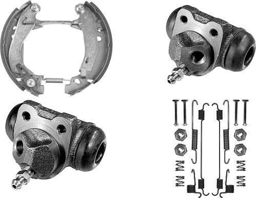 MGA PM607611 - Комплект тормозных колодок, барабанные autospares.lv