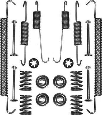 MGA PM679540 - Комплект тормозных колодок, барабанные autospares.lv