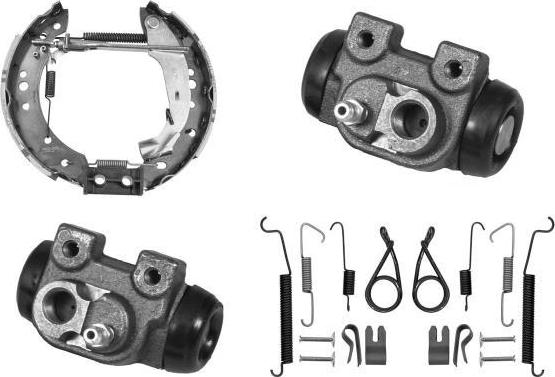 MGA PM783963 - Комплект тормозных колодок, барабанные autospares.lv