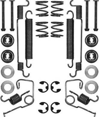 MGA PM724471 - Комплект тормозных колодок, барабанные autospares.lv