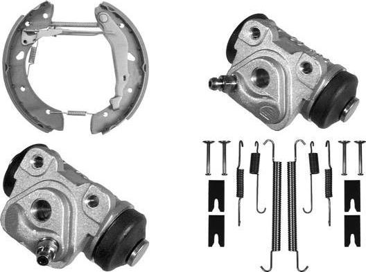 MGA PM771956 - Комплект тормозных колодок, барабанные autospares.lv