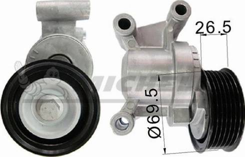 MICHELIN EngineParts SMAMP06355 - Натяжитель, поликлиновый ремень autospares.lv