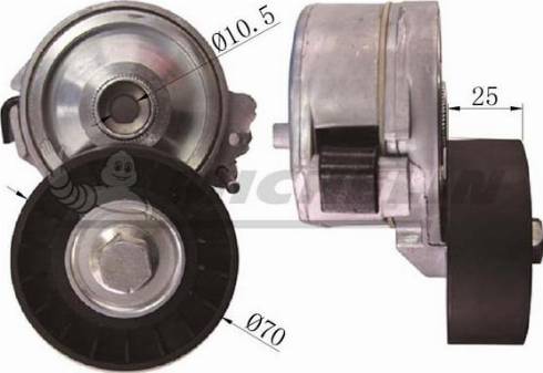 MICHELIN EngineParts SMAMP03444 - Натяжитель, поликлиновый ремень autospares.lv