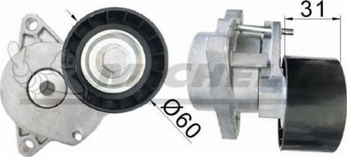 MICHELIN EngineParts SMAMP03428 - Натяжитель, поликлиновый ремень autospares.lv