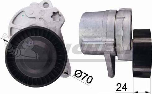 MICHELIN EngineParts SMAMP03353 - Натяжитель, поликлиновый ремень autospares.lv