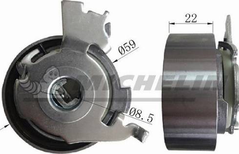 MICHELIN EngineParts SMAMP03352 - Натяжной ролик, зубчатый ремень ГРМ autospares.lv