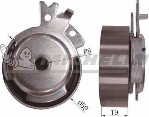 MICHELIN EngineParts SMAMP03302 - Натяжной ролик, зубчатый ремень ГРМ autospares.lv