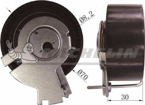 MICHELIN EngineParts SMAMP03336 - Натяжной ролик, зубчатый ремень ГРМ autospares.lv