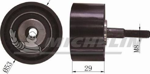 MICHELIN EngineParts SMAMP03321 - Направляющий ролик, зубчатый ремень ГРМ autospares.lv