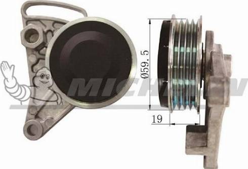 MICHELIN EngineParts SMAMP02404 - Натяжитель, поликлиновый ремень autospares.lv