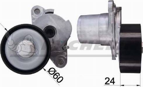 MICHELIN EngineParts SMAMP02046 - Натяжитель, поликлиновый ремень autospares.lv