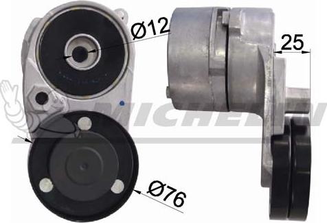 MICHELIN EngineParts SMAMP02345 - Натяжитель, поликлиновый ремень autospares.lv