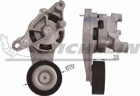 MICHELIN EngineParts SMAMP02383 - Натяжитель, поликлиновый ремень autospares.lv