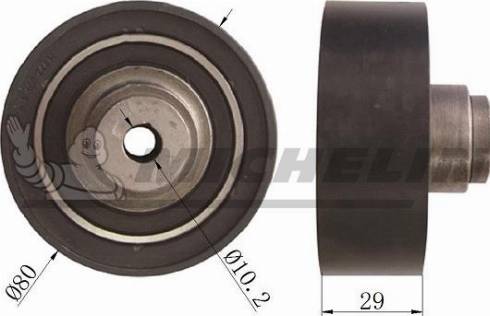 MICHELIN EngineParts SMAMP02332 - Направляющий ролик, зубчатый ремень ГРМ autospares.lv