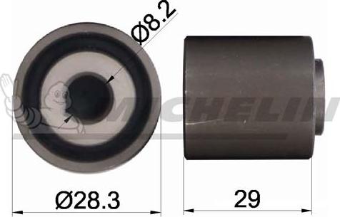 MICHELIN EngineParts SMAMP02328 - Направляющий ролик, зубчатый ремень ГРМ autospares.lv