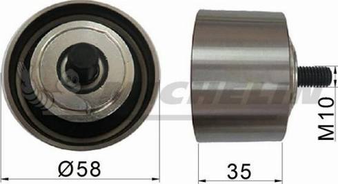 MICHELIN EngineParts SMAMP14306 - Направляющий ролик, зубчатый ремень ГРМ autospares.lv