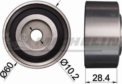 MICHELIN EngineParts SMAMP15004 - Направляющий ролик, зубчатый ремень ГРМ autospares.lv