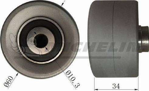 MICHELIN EngineParts SMAMP13006 - Направляющий ролик, зубчатый ремень ГРМ autospares.lv