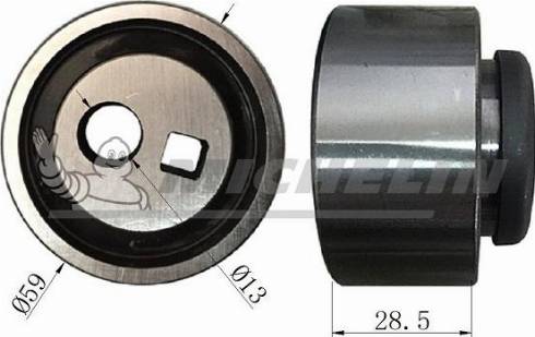 MICHELIN EngineParts SMAMP13003 - Натяжной ролик, зубчатый ремень ГРМ autospares.lv