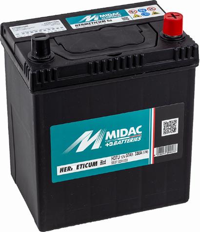 MIDAC H37J - Стартерная аккумуляторная батарея, АКБ autospares.lv